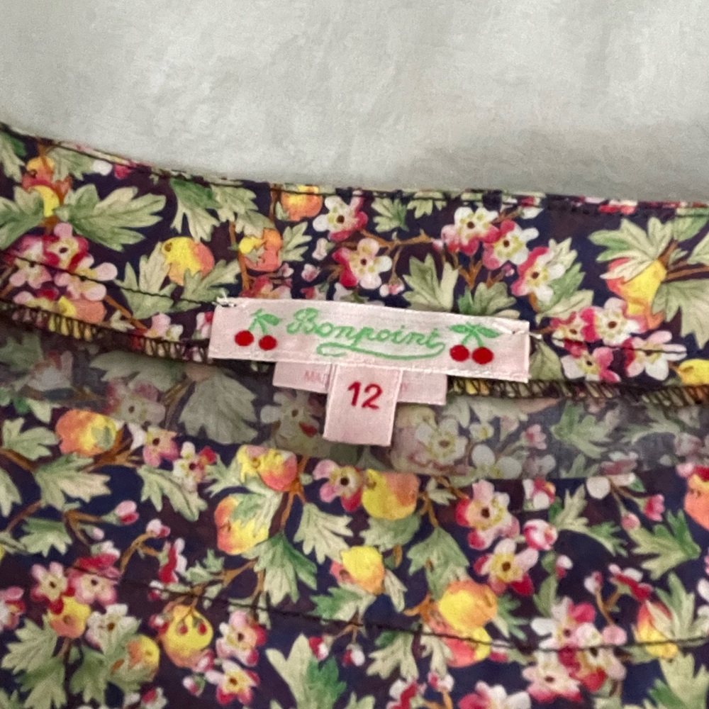 Bonpoint Flower Dress 12Y